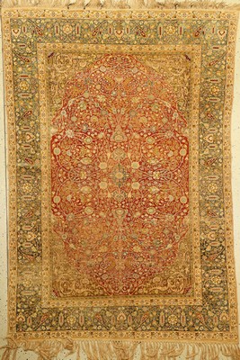 Kaisery antik, Türkei, um 1920, Flosh /Baumwolle, ca. 210 x 145 cm, EHZ: 3-4/oxidationen