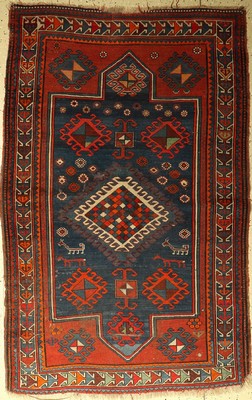 Kazak, Kaukasus, um 1940, Wolle auf Baumwolle, ca. 207 x 136 cm, EHZ: 4