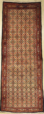 Mud (Galerie), Persien, ca. 30 Jahre, Wolleauf Baumwolle, ca. 297 x 118 cm, EHZ: 2-3