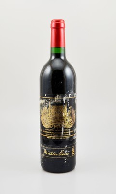 1 Flasche 1998 Chateau Palmer, Margaux, ca. 75 cl, 12,5 % Vol., Füllstand: ca. into neck, Etikett besch., unverkostet, Provenienz: Aus einer ...