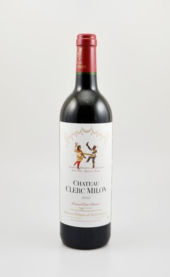 1 Flasche 2003 Chateau Clerc Milon, Pauillac, Grand Cru Classe, ca. 75 cl, 13 % Vol., Füllstand: ca. into neck, guter Erhaltungszustand, ...