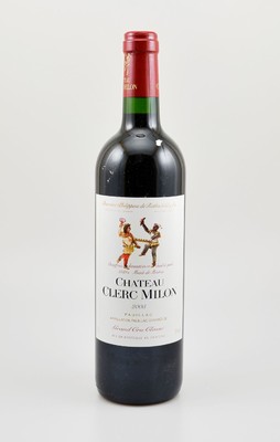 1 Flasche 2005 Chateau Clerc Milon, Pauillac, Grand Cru Classe, ca. 75 cl, 13 % Vol., Füllstand: ca. into neck, guter Erhaltungszustand, ...
