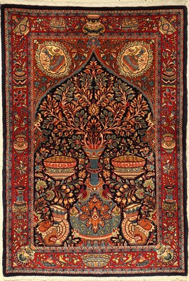 Sarogh fein alt, Persien, ca. 40 Jahre, Korkwolle, ca. 153 x 105 cm, EHZ: 2