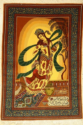 Täbriz alt, Persien, ca. 60 Jahre, Korkwolle, ca. 142 x 102 cm, EHZ: 2 feine Qualität