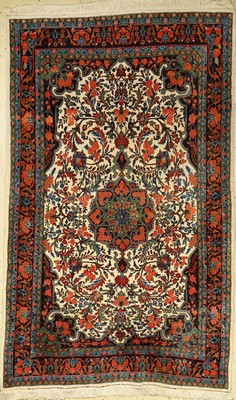 Rosen Bidjar alt, Persien, ca. 50 Jahre, Korkwolle, ca. 220 x 137 cm, EHZ: 2-3 (reinigungsbed.)