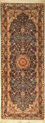 Feiner Kerman, China, ca. 30 Jahre, Korkwolle, ca. 202 x 77 cm, EHZ: 2