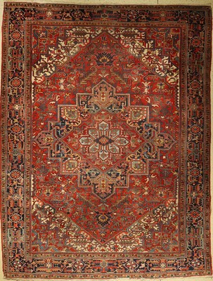 Hariz alt, Indien, um 1930, Wolle auf Baumwolle, ca. 355 x 271 cm, EHZ: 3-4