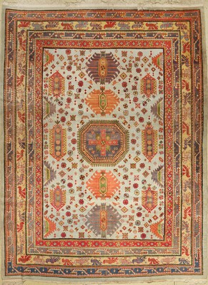 Samarkand alt, Ostturkestan, um 1940, Wolleauf Baumwolle, ca. 363 x 271 cm, EHZ: 3