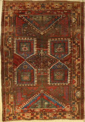 Konya antik, Anatolien, Mitte 19.Jhd., Wolle auf Wolle, ca. 220 x 155 cm, EHZ: 4-5