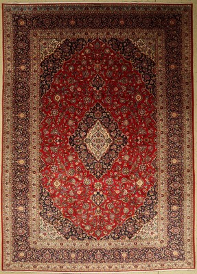 Keschan Kork, Persien, ca. 30 Jahre, Korkwolle, ca. 352 x 252 cm, EHZ: 2