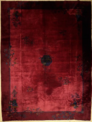 Peking antik, China, um 1900/1920, Korkwolle, ca. 400 x 307 cm, EHZ: 4