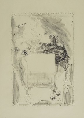 Max Slevogt, 1868-1932, 4 Grafiken: 2 Lithographien auf dünnem Papier, davon eine u.Gl., R., 2 Radierungen mit schreitendem bzw. liegendem Tiger, ...