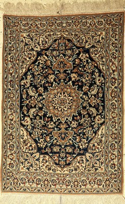 Nain fein, Persien, ca. 40 Jahre, Korkwollemit Seide, ca. 114 x 78 cm, EHZ: 2