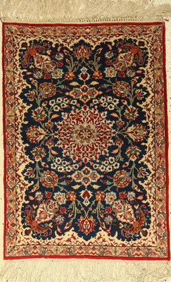 Esfahan fein, Persien, ca. 40 Jahre, Korkwolle, ca. 93 x 64 cm, EHZ: 2