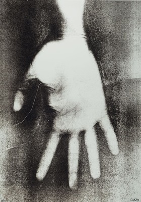 Rosemarie Trockel, 1952 Schwerte, Serigraphie auf Papier, handsigniert, num. 21/35, aus 1994, Blattgr. 84 x 59.5 cm, unter Glas, Rahmen: 107 x 77 cm