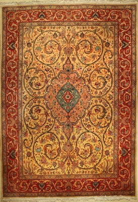 Täbriz fein alt (50 RAJ), Persien, um 1950,Korkwolle, ca. 433 x 310 cm, EHZ: 2