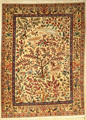 Täbriz alt, Persien, ca. 50 Jahre, Wolle auf Baumwolle, ca. 186 x 138 cm, EHZ: 2-3