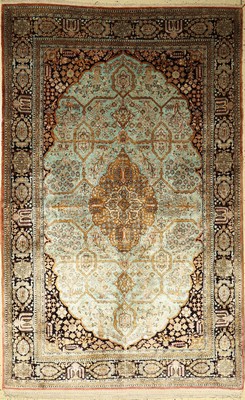 Seiden Ghom alt, Persien, ca. 60 Jahre, reine Naturseide, ca. 220 x 140 cm, EHZ: 2