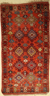 Anatolischer Teppich, Türkei, um 1950, Wolle auf Wolle, ca. 196 x 105 cm, EHZ: 3