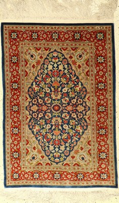 Hereke Seide, Türkei, um 1970, reine Naturseide, ca. 105 x 70 cm, EHZ: 2