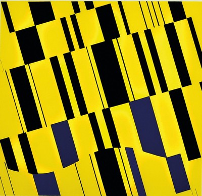Günter Frühtrunk, 1923-1982, Farbserigraphie, ca. 30x29cm, u.Gl., R. ca. 66x51cm