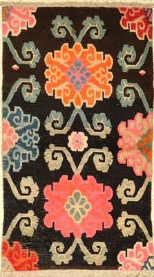 Gyantse Khaden alt, Tibet, um 1920, Wolle auf Wolle, ca. 144 x 82 cm, Lotus Design, EHZ:3