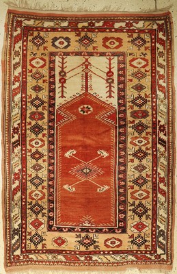 Melas alt, Türkei, ca. 60 Jahre, Wolle auf Wolle, ca. 200 x 135 cm, EHZ: 2-3