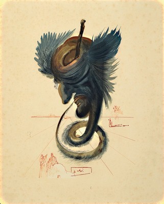 Salvador Dali, 1904-1989, Devins et Sorciers (Die Wahrsager und Zauberer), Farblithographie, im Druck signiert, WVZ Michler/Löpsinger Nr. 1058, ...