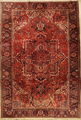 Heriz alt, Persien, ca. 60 Jahre, Wolle aufBaumwolle, ca. 385 x 268 cm, EHZ: 2-3