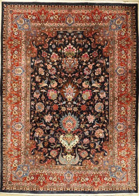 Kashmar alt, Persien, ca. 60 Jahre, Wolle auf Baumwolle, ca. 347 x 248 cm, EHZ: 2