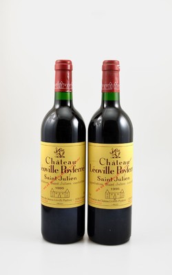 2 Flaschen 1995 Chateau Leoville Poyferre, Saint-Julien, Grand Cru Classe, je ca. 75 cl, 13 % Vol., Füllstände: je ca. into neck, gute ...