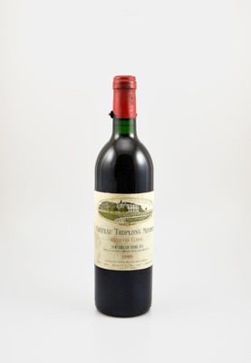 1 Flasche 1985 Chateau Troplong Mondot, Saint-Emilion Grand Cru, Grand Cru Classe, ca. 75 cl, Füllstand: ca. into neck, Kapsel l. besch., Etikett l. ...