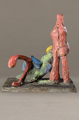 Markus Lüpertz, geb. 1941 Liberec/Böhmen, sehr große Bronzeskulptur, "Der Gärtner", aus der Werkreihe "Pietrasant Bronzen", ...