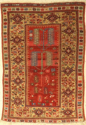Melas antik, Türkei, Mitte 19.Jhd., Wolle auf Wolle, ca. 152 x 107 cm, EHZ: 4