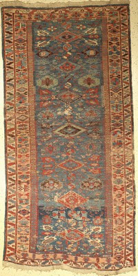 Feiner Seychur Sumakh, Kaukasus, 19.Jhd., Wolle auf Wolle, ca. 270 x 132 cm, EHZ: 4
