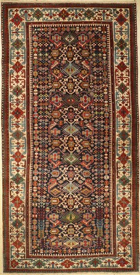 Schirwan alt, Kaukasus, um 1920, Wolle auf Wolle, ca. 290 x 149 cm, EHZ: 2-3