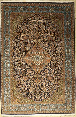 Ghom Kork, Persien, ca. 40 Jahre, Korkwollemit Seide, ca. 216 x 148 cm, EHZ: 2