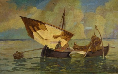 Ludwig Dill, 1848 Gernsbach-1940 Karlsruhe, Studium an der Akademie München bei Piloty und Otto Seitz, beeinflußt von Adolf Lier, ...