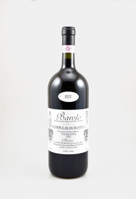 1 Magnumflasche 2007 Comm.G.B. Burlotto , Acclivi, Barolo, ca. 150 cl, 14 % Vol., Füllstand: into neck, hervorragender Erhaltungszustand, ...