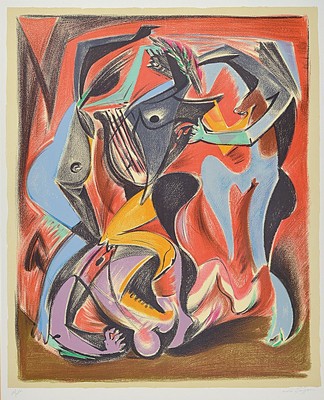 Andre Masson, 1896 Balagny-sur-Therain-1987 Paris, bekannter frz. Maler und Grafiker, Teilnahme an der documenta I, II und III, Freund von Joan Miro ...
