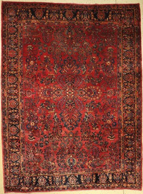 Us Re-Import Sarogh antik, Persien, um 1900, Korkwolle, ca. 368 x 266 cm, EHZ: 2-3