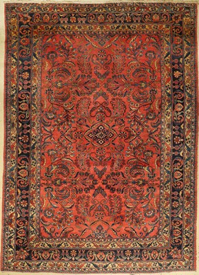 Lilian antik, Persien, um 1900, Wolle auf Baumwolle, ca. 378 x 268 cm, EHZ: 2-3