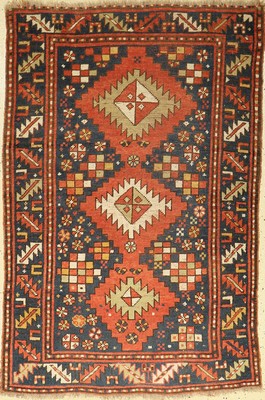 Kazak antik, Kaukasus, um 1900, Wolle auf Wolle, ca. 154 x 103 cm, EHZ: 4