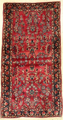 Us Re-Import Sarogh antik, Persien, um 1900, Korkwolle, ca. 146 x 77 cm, EHZ: 3-4