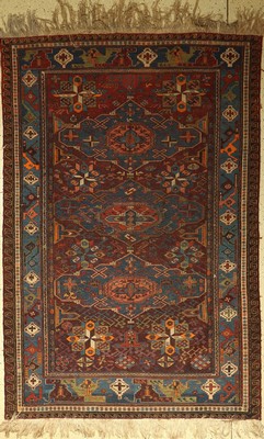 Sumakh alt, Kaukasus, um 1930, Wolle auf Wolle, ca. 250 x 166 cm, EHZ: 2-3