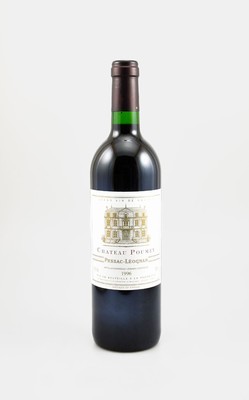 6 Flaschen 1996 Chateau Poumey, Pessac Leognan, Grand Vin de Graves, je ca. 75 cl, 13 % Vol., Füllstande: je into neck, gute Erhaltungszustände, ...
