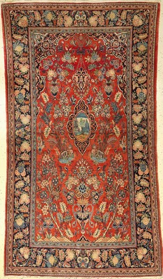 Keschan Kork alt, Persien, um 1940, Korkwolle, ca. 228 x 127 cm, EHZ: 3