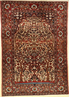 Bachtiar alt, Persien, ca. 60 Jahre, Wolle auf Baumwolle, ca. 204 x 144 cm, EHZ: 2-3