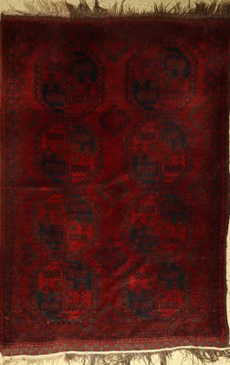 Ersari alt, Afghanistan, ca. 60 Jahre, Wolle auf Wolle, ca. 232 x 160 cm, EHZ: 3