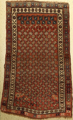 Kurdisch antik, Persien, um 1910, Wolle aufWolle, ca. 164 x 102 cm, EHZ: 3-4